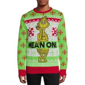 Dr. Seuss Men’s The Grinch Sweater